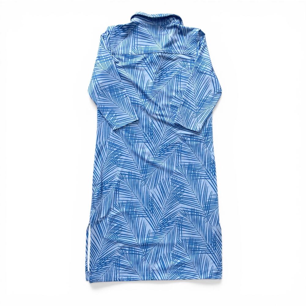 Vineyard Vines Sankaty Margo Palm Print Midi Dress - Picture 7 of 8
